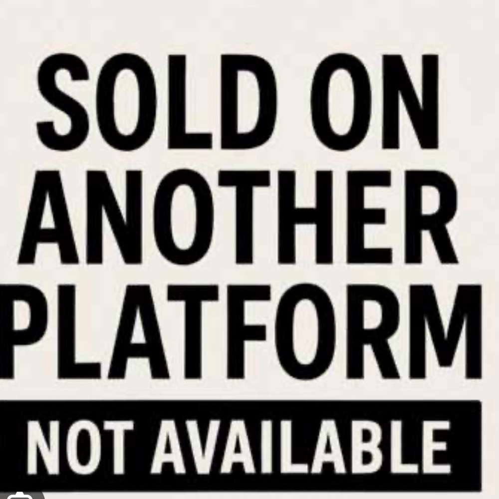 Sold on another platform do not purchase